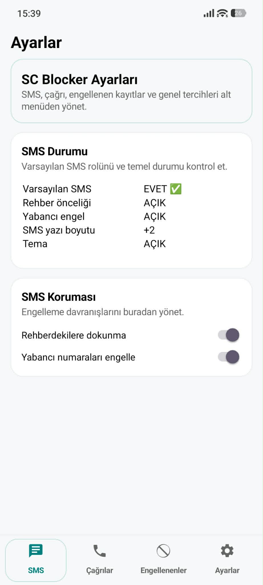 SC Blocker ekran görüntüsü 3
